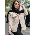 مانتو پاییزه پیچازی دو جیب