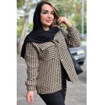 مانتو پاییزه پیچازی دو جیب - مانتو پاتریس رشت