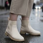 نیم بوت پوست ماری کرم - مانتو پاتریس رشت