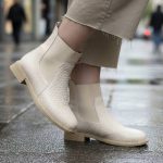 نیم بوت پوست ماری کرم - مانتو پاتریس رشت