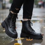 بوت انجل مشکی - مانتو پاتریس رشت