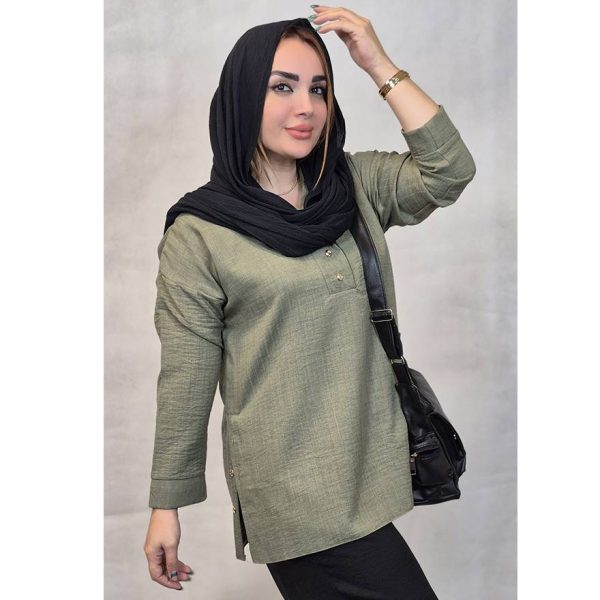 تونیک صوفیا بغل دکمه - مانتو پاتریس رشت