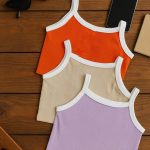 تاپ کراپ نوار سفید - مانتو پاتریس رشت