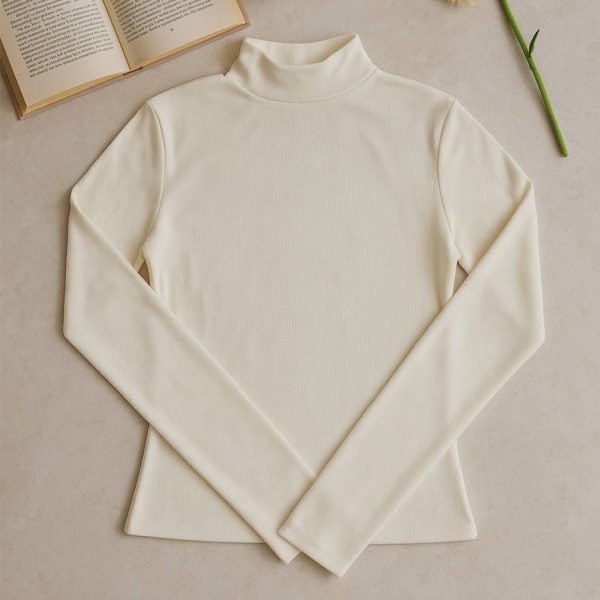 3910060-2 بلوز آستین بلند یقه اسکی فانریپ - مانتو پاتریس رشت