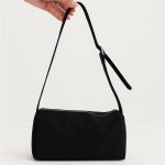 کیف دوشی برزنتی مشکی - مانتو پاتریس رشت