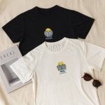 تیشرت کراپ چاپ روزنامه- مانتو پاتریس رشت