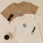 تیشرت کراپ چاپ روزنامه- مانتو پاتریس رشت