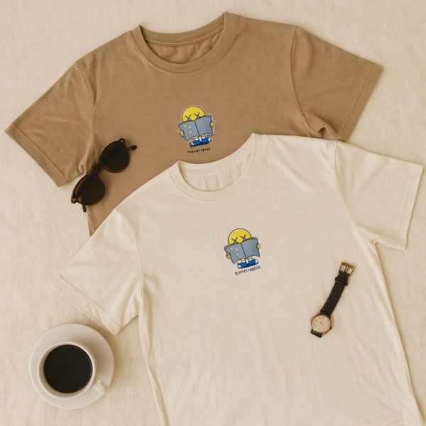 تیشرت کراپ چاپ روزنامه- مانتو پاتریس رشت