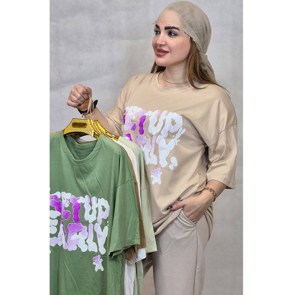 تیشرت لانگ چاپی - مانتو پاتریس رشت