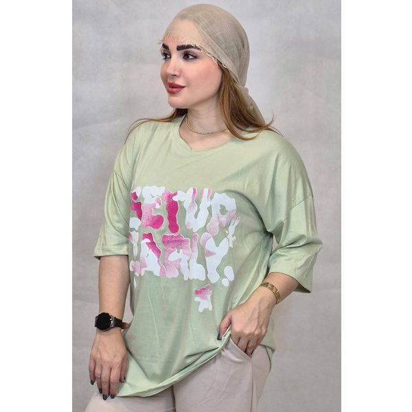 تیشرت لانگ چاپی - مانتو پاتریس رشت