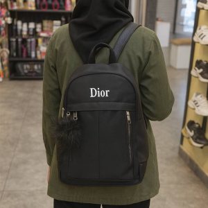 کوله پشتی دیور برزنتی مشکی - مانتو پاتریس رشت