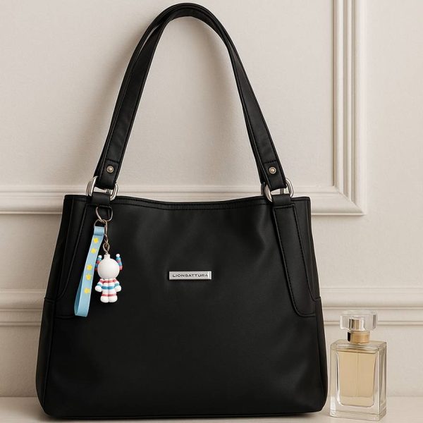 44600214-2 کیف برزنتی مشکی آویزدار - مانتو پاتریس رشت