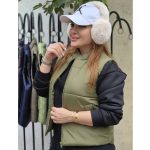 پافر زیپی کراپ رنگی - مانتو پاتریس رشت