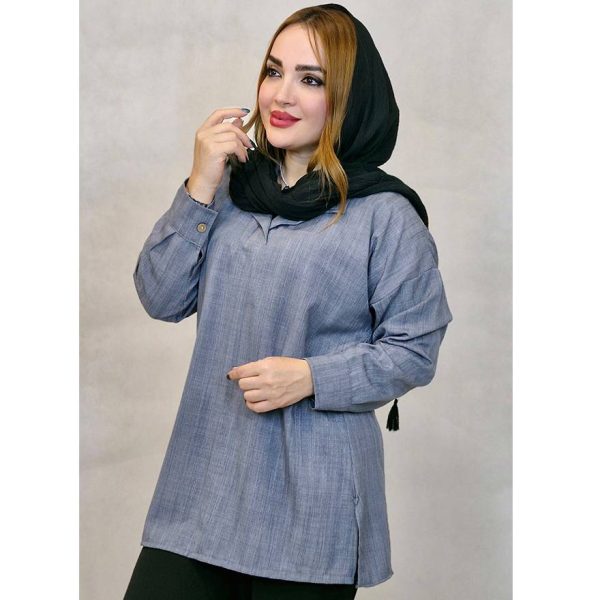 459005-4 تونیک جلوبسته صوفیا بغل چاک
