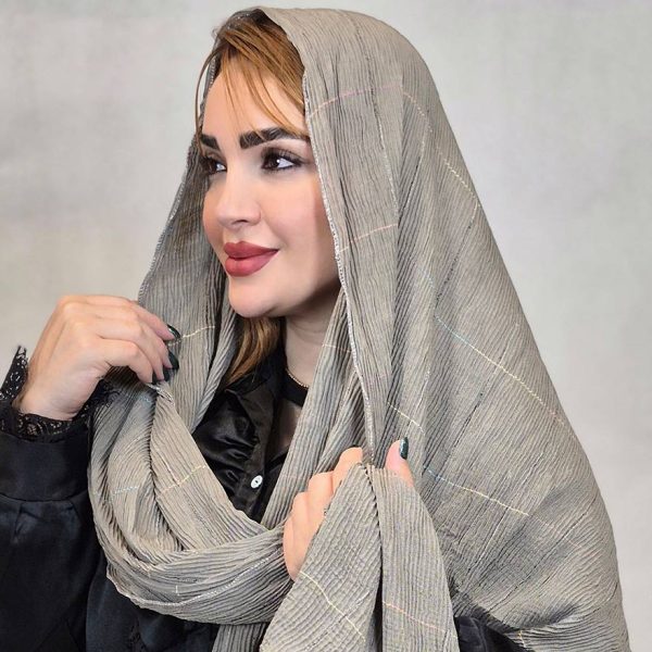 4600045-1 شال وارداتی چهارخونه - مانتو پاتریس رشت