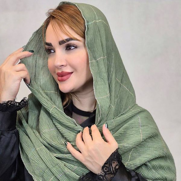 4600045-12 شال وارداتی چهارخونه - مانتو پاتریس رشت