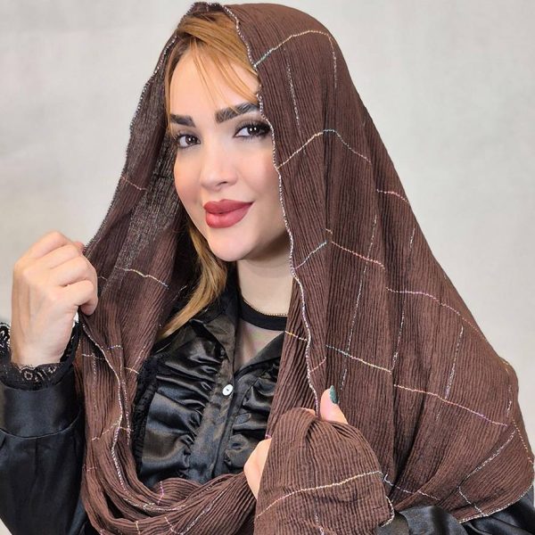 4600045-9 شال وارداتی چهارخونه - مانتو پاتریس رشت