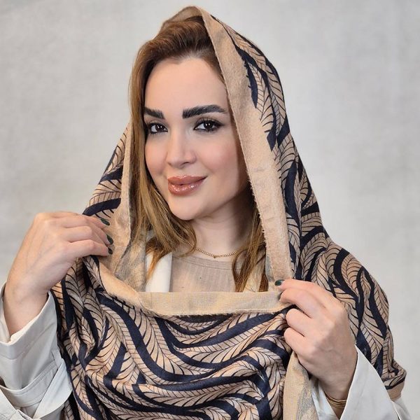 4600046-0 شال مخمل طرحدار - مانتو پاتریس رشت