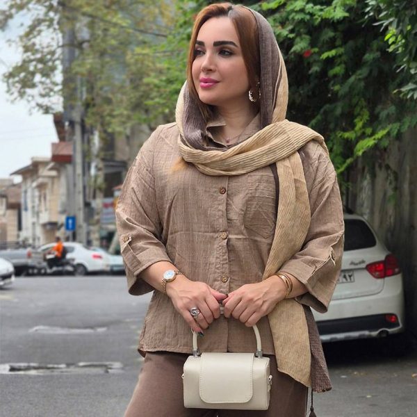 شومیز شنل تک جیب - مانتو پاتریس رشت