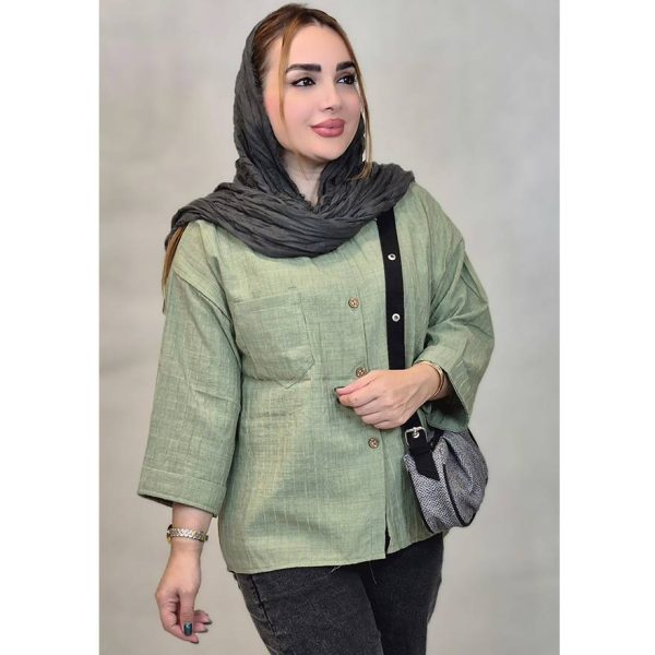 شومیز شنل آستین پاکتی - مانتو پاتریس رشت