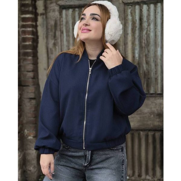 465005-1 بامبر جکت راه راه - مانتو پاتریس رشت