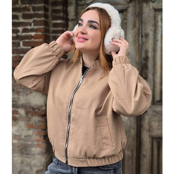 بامبر جکت راه راه - مانتو پاتریس رشت