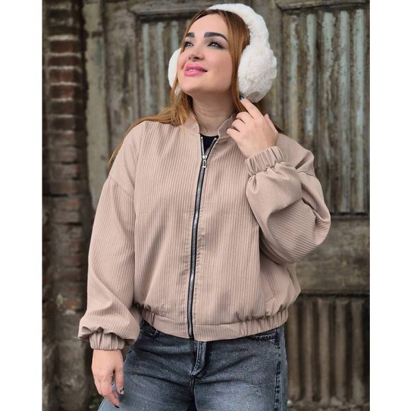 بامبر جکت راه راه - مانتو پاتریس رشت