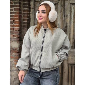 بامبر جکت راه راه - مانتو پاتریس رشت