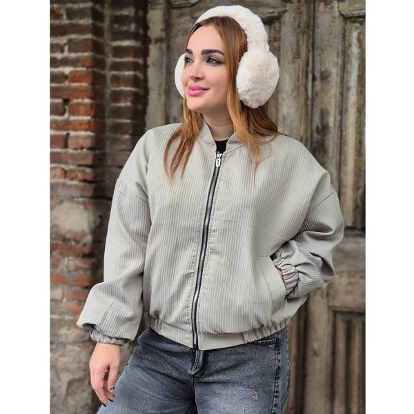 بامبر جکت راه راه - مانتو پاتریس رشت