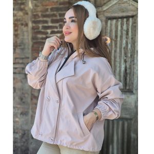 بارانی 4 دکمه تی سی کلاهدار -مانتو پاتریس رشت