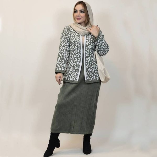 ست کت دامن پلنگی - مانتو پاتریس رشت