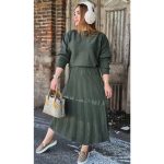 ست بلوز دامن بافت - مانتو پاتریس رشت