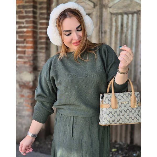 ست بلوز دامن بافت - مانتو پاتریس رشت