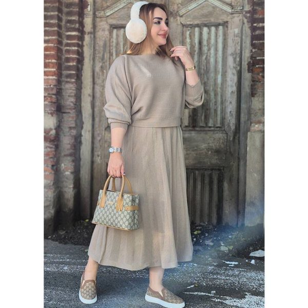 ست بلوز دامن بافت - مانتو پاتریس رشت