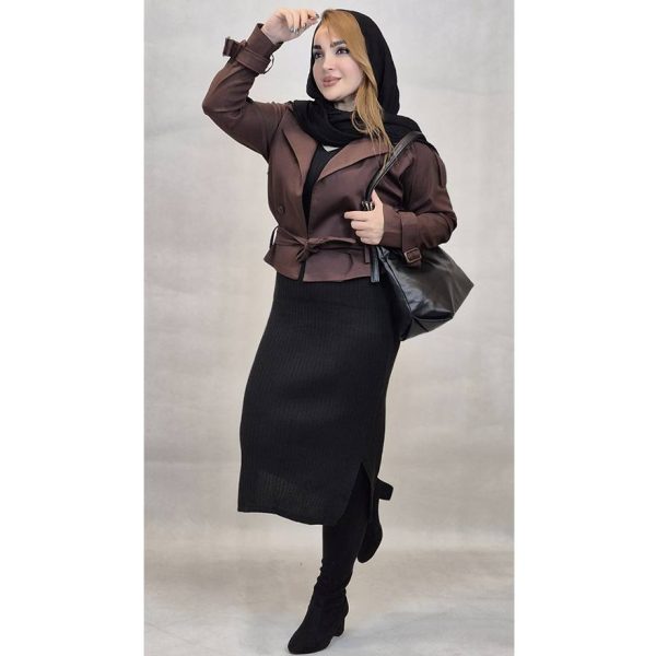 کت کراپ کتان زارا - مانتو پاتریس رشت