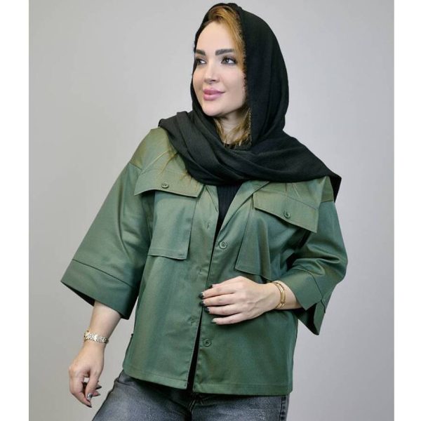 بارانی کتان زارا دو جیب - مانتو پاتریس رشت