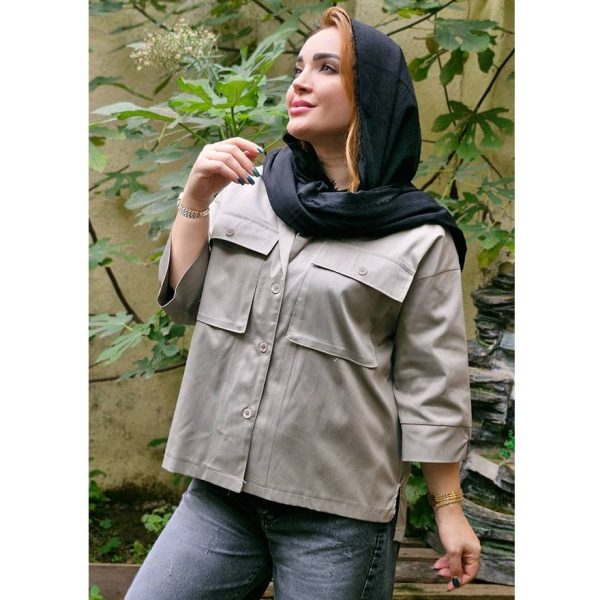 بارانی کتان زارا دو جیب - مانتو پاتریس رشت