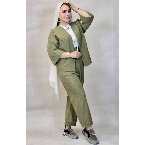 ست 2 تیکه گازوئیلی - مانتو پاتریس رشت