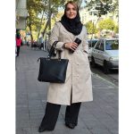 بارانی بلند ژیله دار - مانتو پاتریس رشت