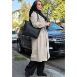 بارانی بلند ژیله دار - مانتو پاتریس رشت