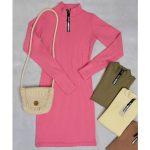 تونیک کبریتی یقه زیپی - مانتو پاتریس رشت