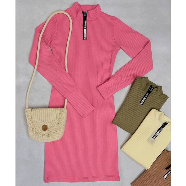 تونیک کبریتی یقه زیپی - مانتو پاتریس رشت