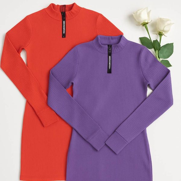 تونیک کبریتی یقه زیپی - مانتو پاتریس رشت