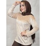 بلوز مخمل یقه گرد - مانتو پاتریس رشت