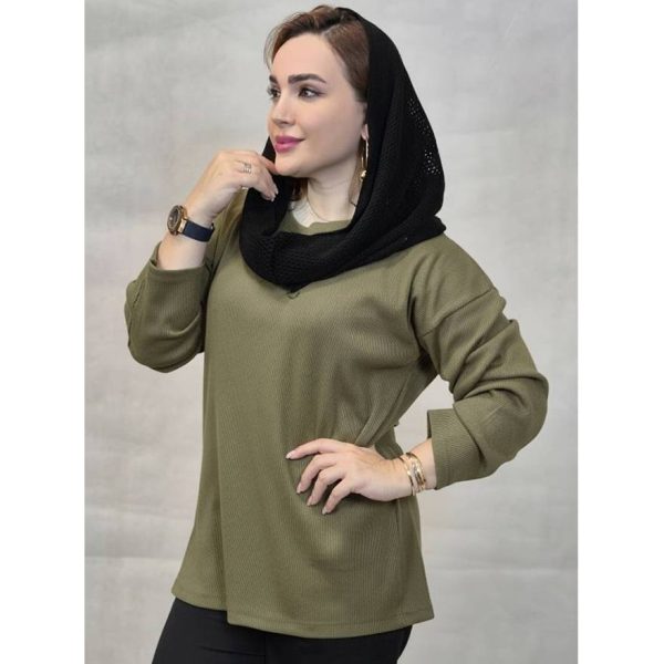 2890024260-2 بلوز فانریپ قواره دار - مانتو پاتریس رشت