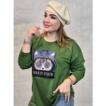 بلوز آستین بلند گربه نگینی - مانتو پاتریس رشت