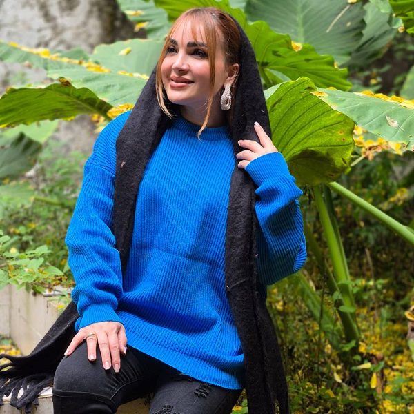 تونیک بافت یقه گرد رنگی - مانتو پاتریس رشت