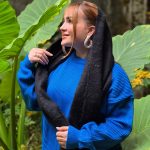 تونیک بافت یقه گرد رنگی - مانتو پاتریس رشت