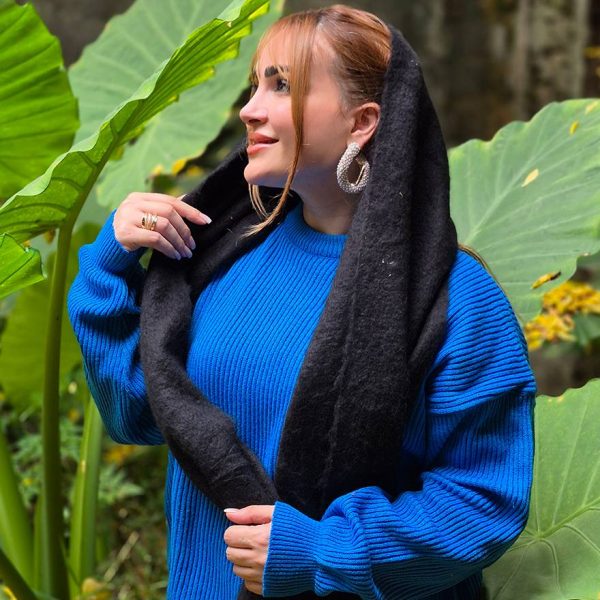 تونیک بافت یقه گرد رنگی - مانتو پاتریس رشت