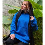 تونیک بافت یقه گرد رنگی - مانتو پاتریس رشت